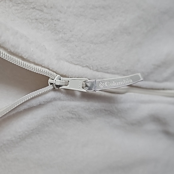 Columbia Fleece Zip-Up Jacket in Women's Size Medium EUC - Picture 3 of 12